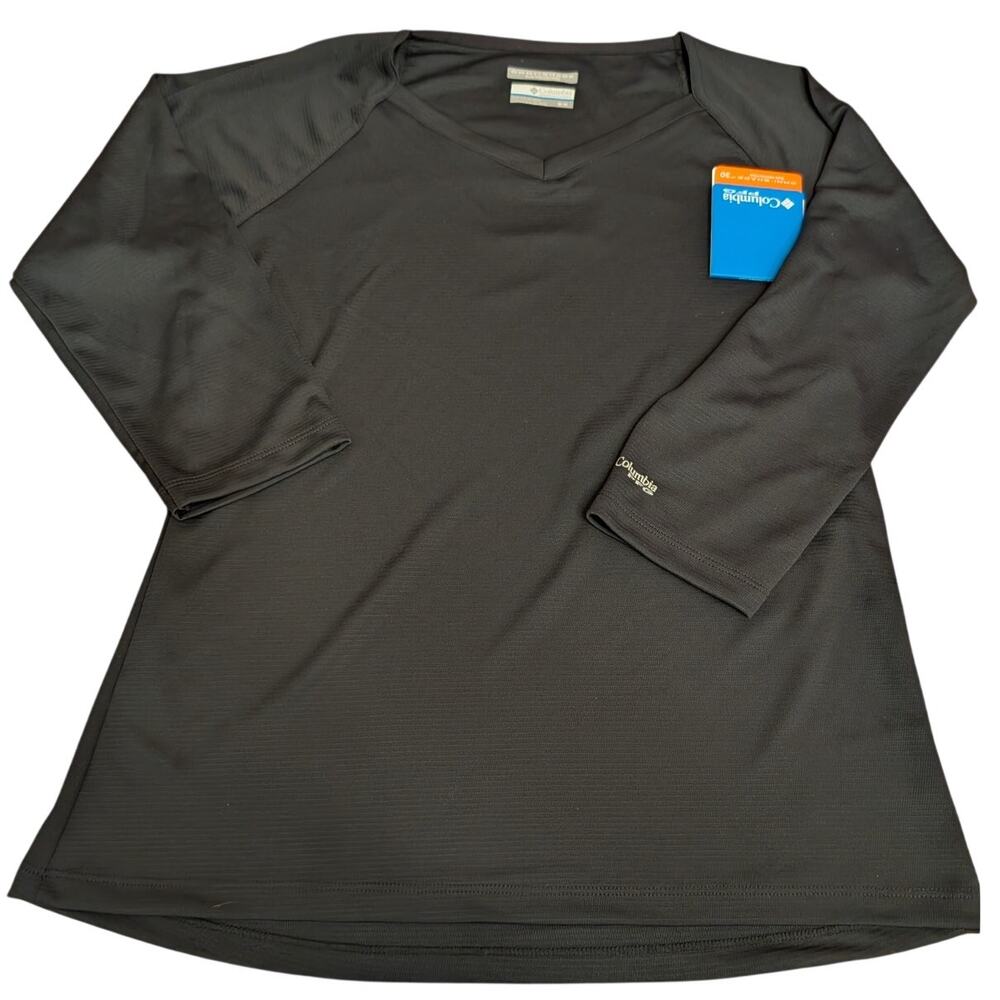 Columbia PFG Omni-Shade Sun Protection Women's V-neck 3/4 Sleeve Medium